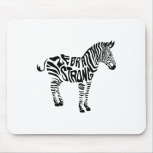 Mousepad Cute Zebra Strong Ehlers Danlos Sindrome Sensibili