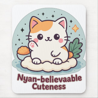 Mousepad Cutensidade Acreditável Nyan - Gato Kawaii Cute
