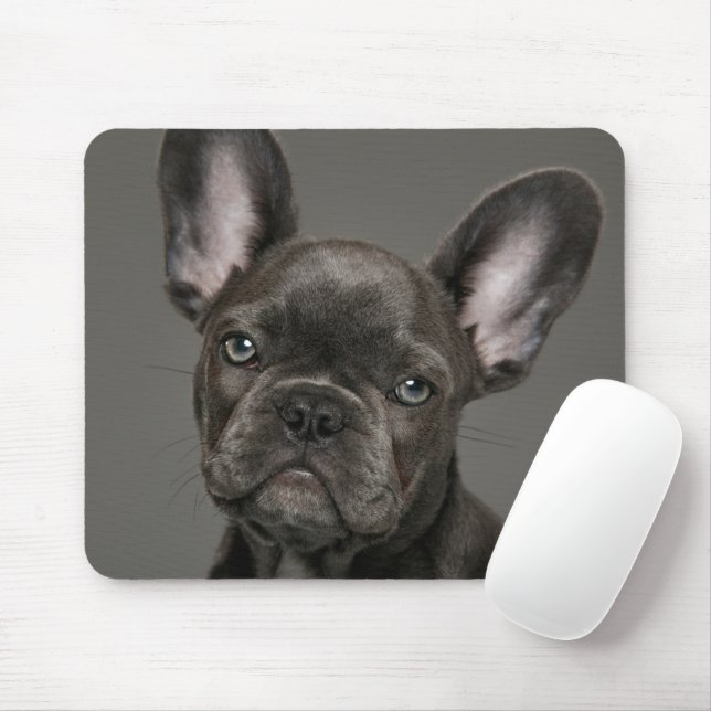 Mousepad Cutest Baby Animals | French Bulldog (Com mouse)