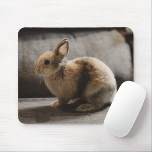 Mousepad Cutest Baby Animals Netherland Dwarf Rabbit