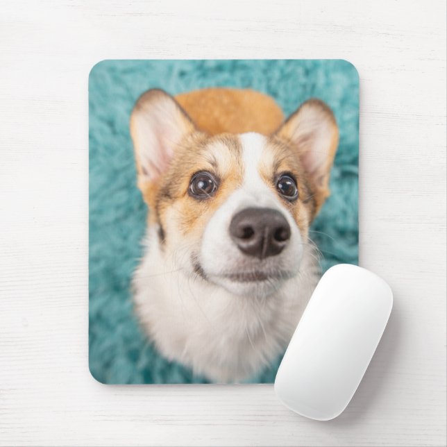 Mousepad Cutest Baby Animals | Sweet Corgi Puppy Face (Com mouse)