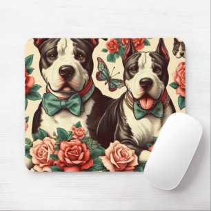 Mousepad Cuz Vintage American Pit Bull Terrier