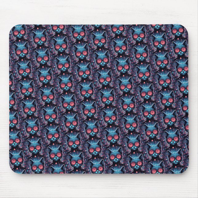 Mousepad Cyber Cat Futuralista (Frente)