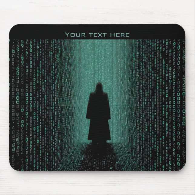 Mousepad Cyber Matrix Corridor – Digital Realm (Frente)