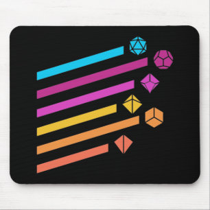 Mousepad Cyberpunk Dice Ray Tabletop RPG