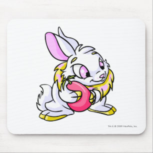Mousepad Cybunny amarelo que abraça Negg