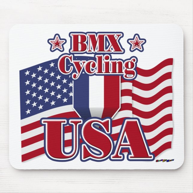Mousepad Cycling BMX EUA (Frente)