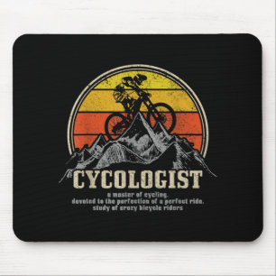 Mousepad Cycologist Definição Bicicleta de Montanha Engra