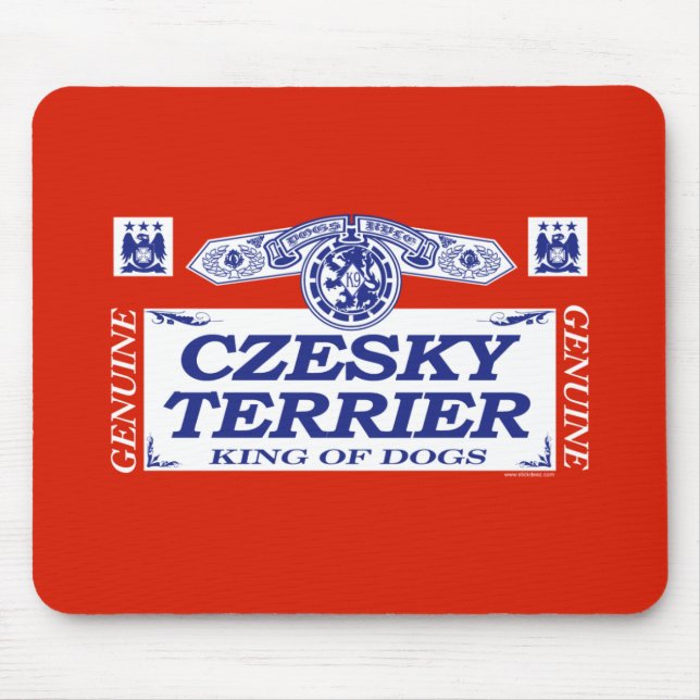 Mousepad Czesky Terrier (Frente)