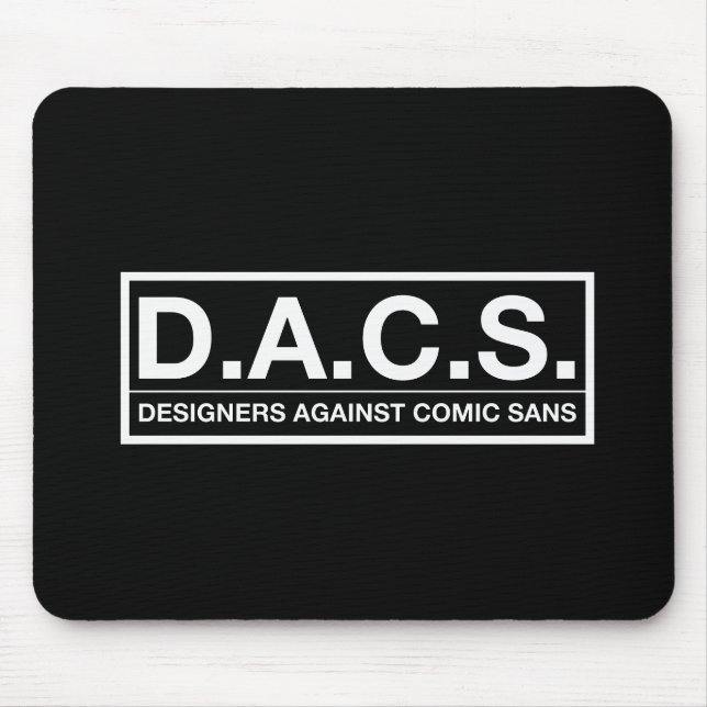 Mousepad D.A.C.S. Desenhistas contra cómico sem (Frente)