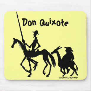 Mousepad da arte gráfica de Don Quixote e de