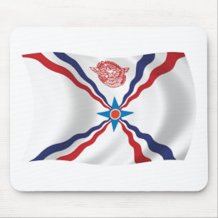 Mousepad da Bandeira da Nação Assíria