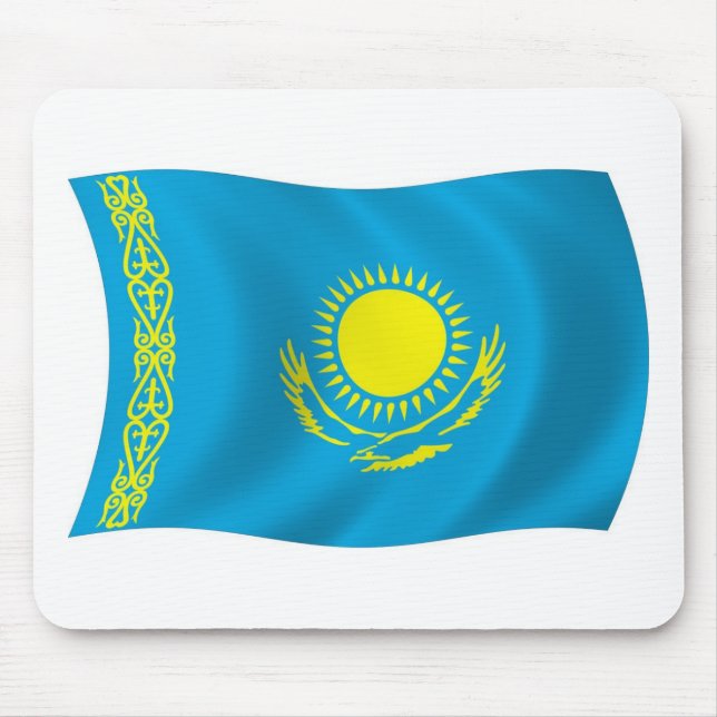 Mousepad da Bandeira do Cazaquistão (Frente)