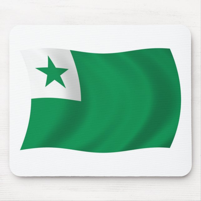Mousepad da Bandeira do Esperanto (Frente)