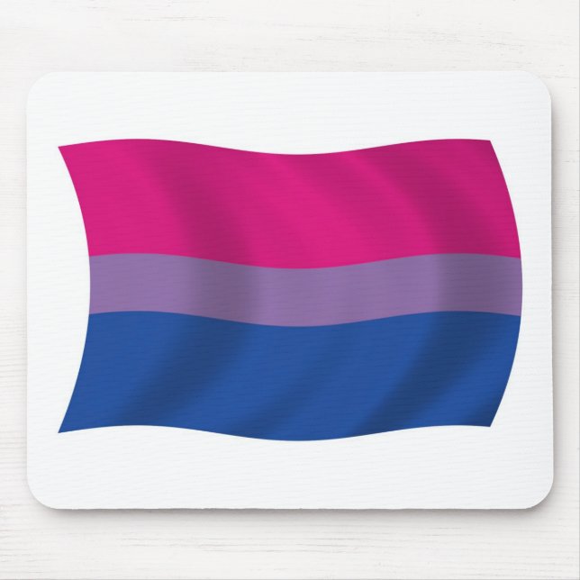 Mousepad da Bandeira do Orgulho Bissexual (Frente)