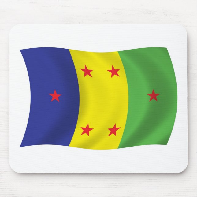 Mousepad da Bandeira do Povo Ogoni (Frente)