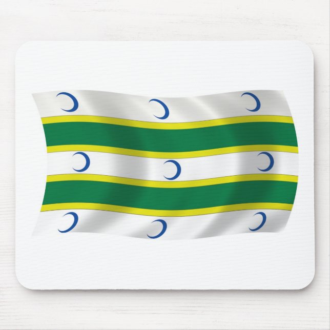 Mousepad da Bandeira do Turcomenistão (Frente)