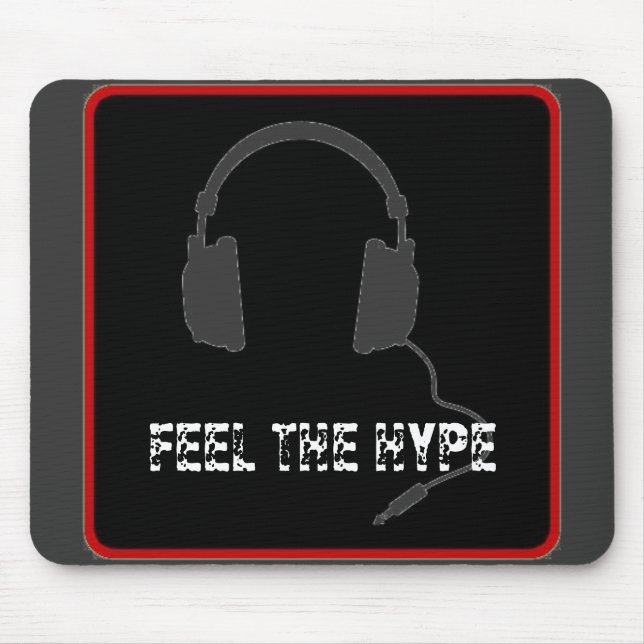 Mousepad da CAMPANHA PUBLICITÁRIA MUZIK (Frente)