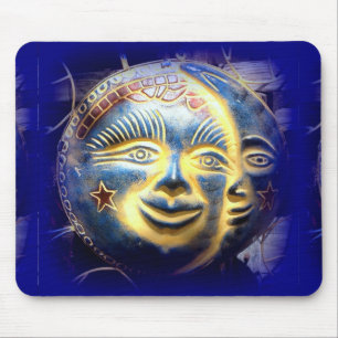 mousepad da cara do sol/cara de lua