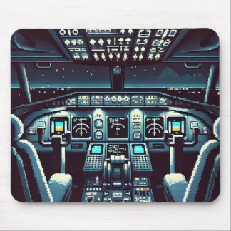 Mousepad da Cockpit Retro (Escuro)