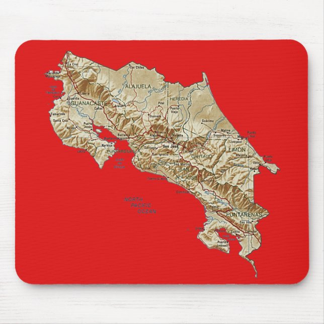 Mousepad da Costa Rica (Frente)