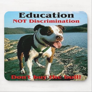 Mousepad da discriminação da educação não