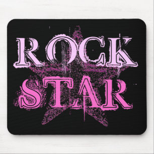 Mousepad da estrela do rock
