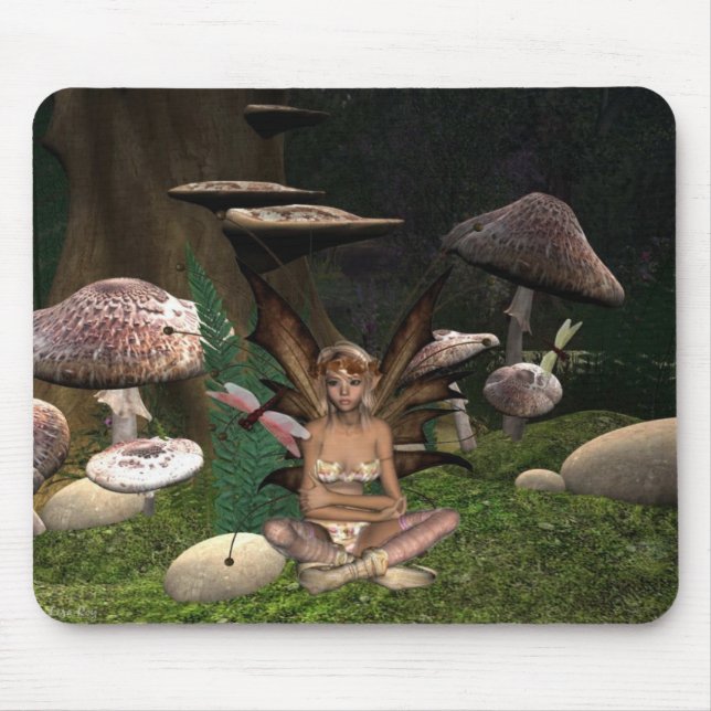 Mousepad da fada da mosca do dragão (Frente)