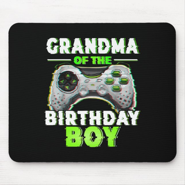 Mousepad Da Família De Jovens Jogadores De Vídeo De Anivers (Frente)