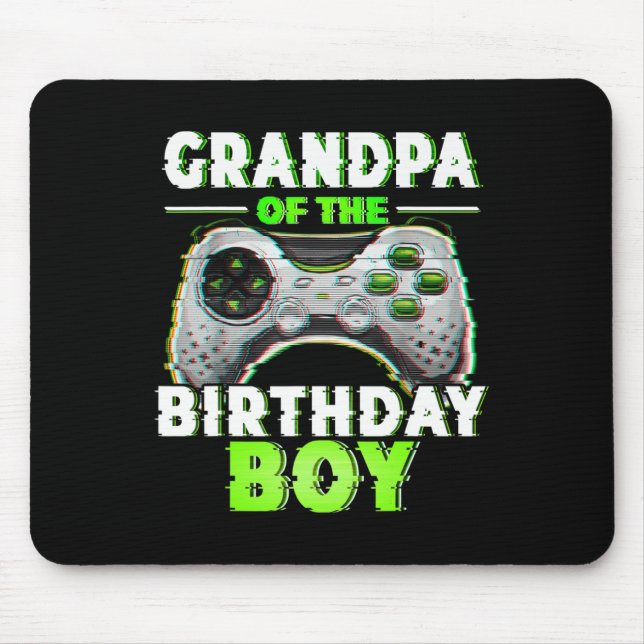 Mousepad Da Família De Jovens Jogadores De Vídeo De Anivers (Frente)