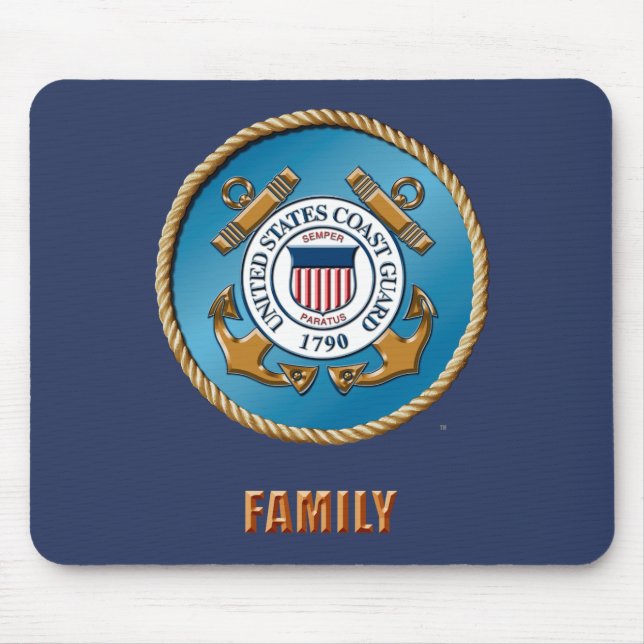 Mousepad da Família USCG (Frente)