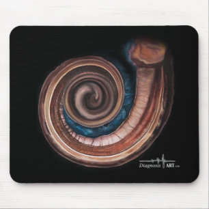 Mousepad da "fatia" da cóclea