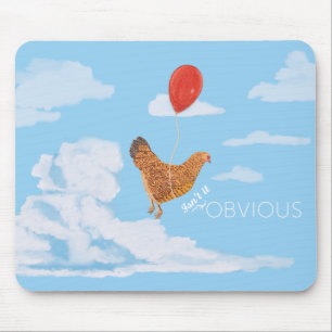 Mousepad da galinha do vôo