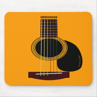mousepad da guitarra acústica