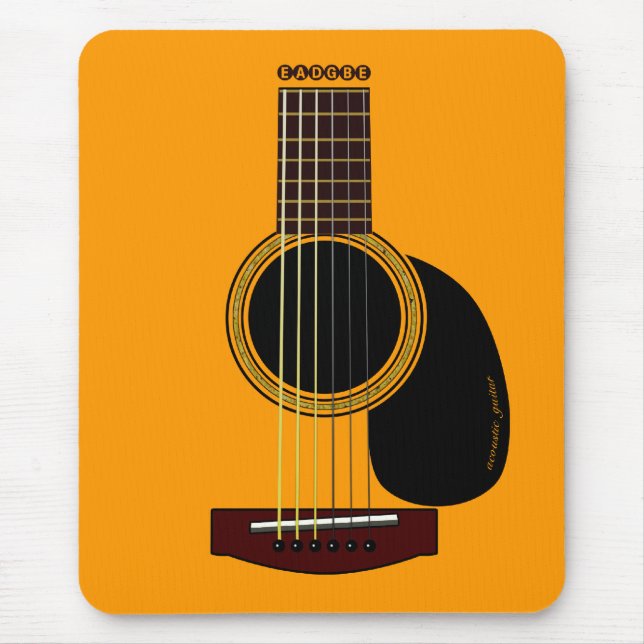 mousepad da guitarra acústica (Frente)