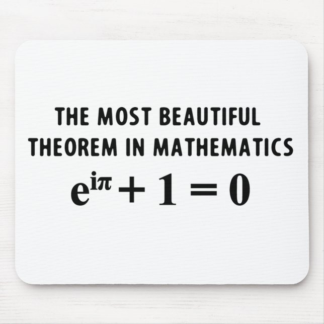 Mousepad da identidade de Euler (Frente)