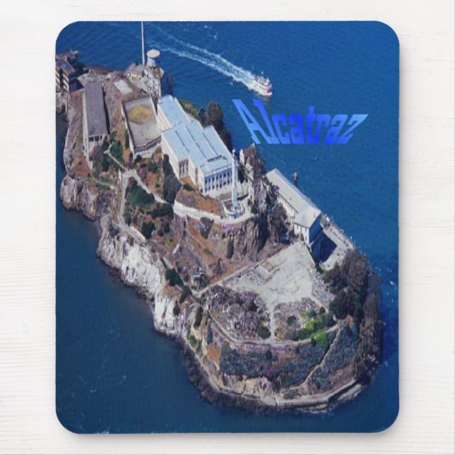Mousepad da ilha de Alcatraz (prision) (Frente)