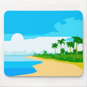 Mousepad da Ilha Tropical