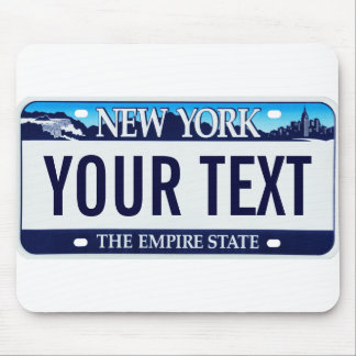 Mousepad da matrícula de New York