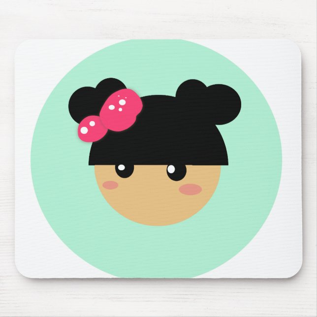 mousepad da menina do kawaii (Frente)