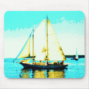 mousepad da navigação da escuna