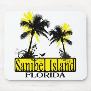 Mousepad da palmeira da Flórida Sanibel Island
