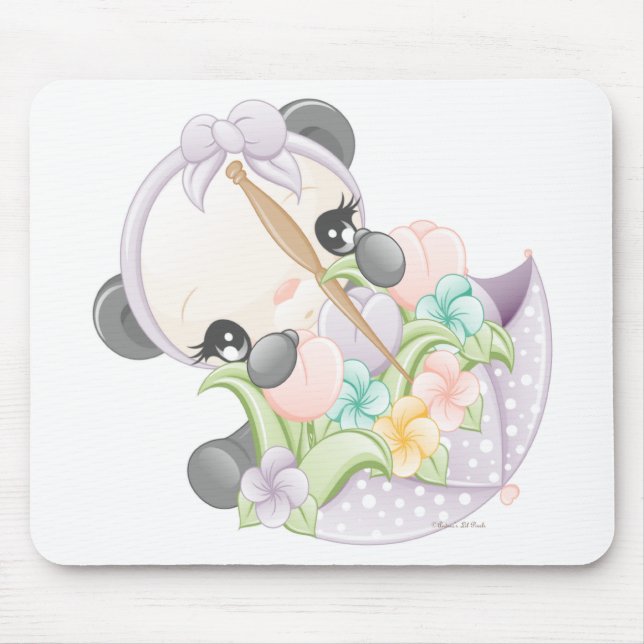 Mousepad da panda dos pêssegos (Frente)