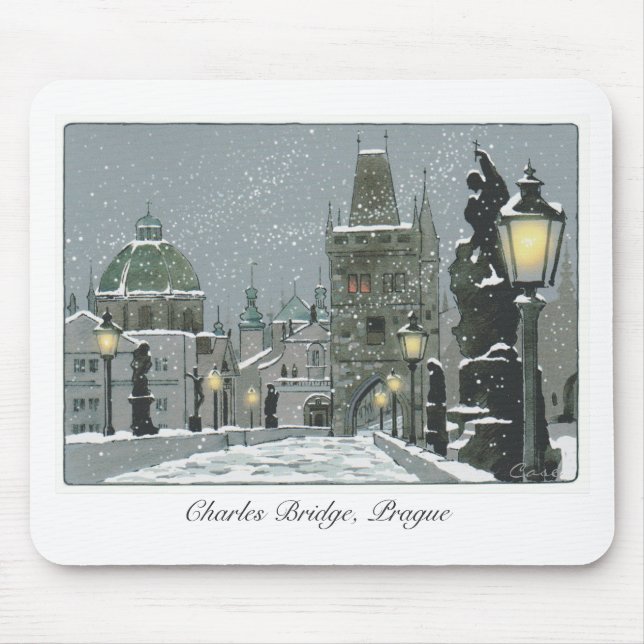 Mousepad da ponte de Charles (Frente)