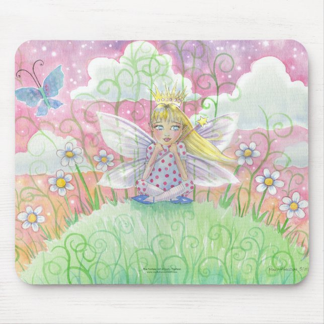 Mousepad da Princesa Fada por Molly Harrison (Frente)