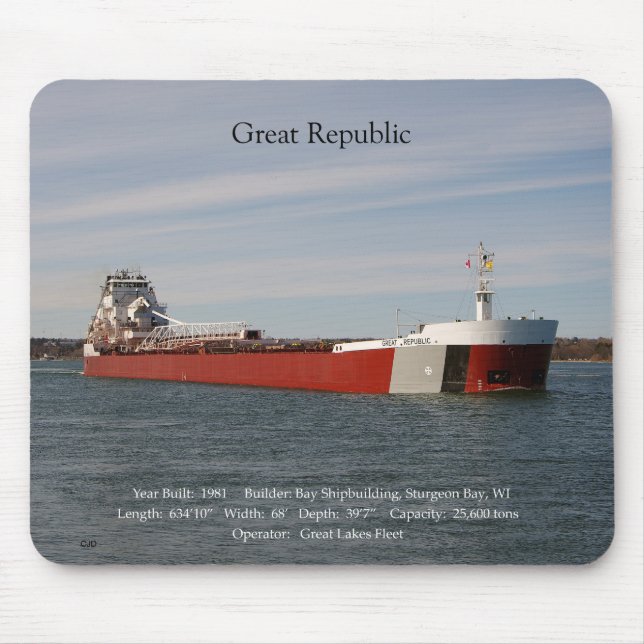 mousepad da República excelente (Frente)