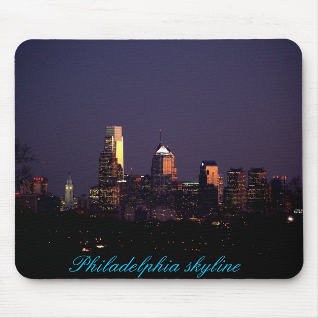 Mousepad da skyline de Philadelphfia (Frente)