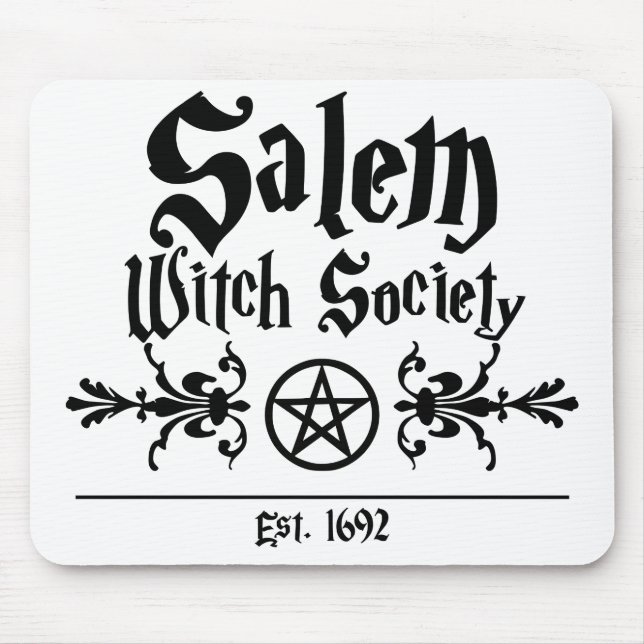 Mousepad da Sociedade de Bruxas de Salem (Frente)