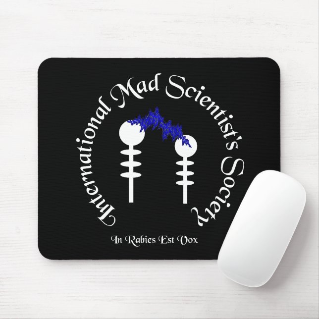 Mousepad da Sociedade Mad Scientist (Com mouse)