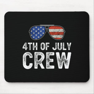 Mousepad Da Tripulação De Julho Que Corresponde À Família H